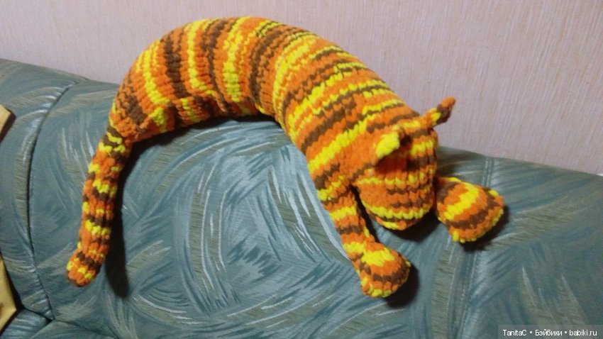 Рыжый полосатый — Вязаные игрушки и амигуруми: крючком (фото 8)