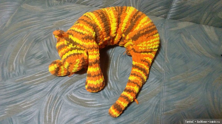 Рыжый полосатый — Вязаные игрушки и амигуруми: крючком (фото 7)