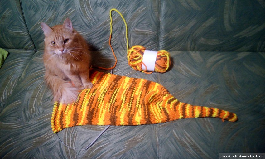 Рыжый полосатый — Вязаные игрушки и амигуруми: крючком (фото 5)