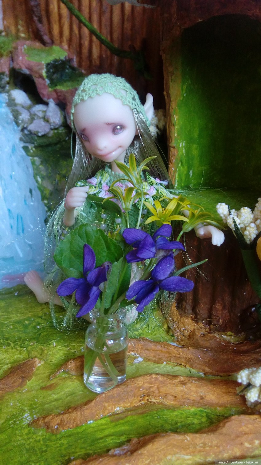На прогулке с феями и с собакой (bjd dreamhighstudio)