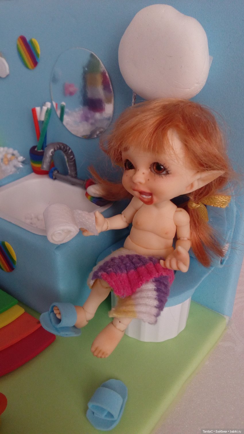 Реалити шоу с лёгким паром! Пеппи - realpuki Ara и новенький румбокс ванная (фото 4)