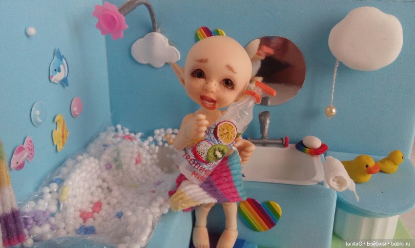 Реалити шоу с лёгким паром! Пеппи - realpuki Ara и новенький румбокс ванная (фото 9)