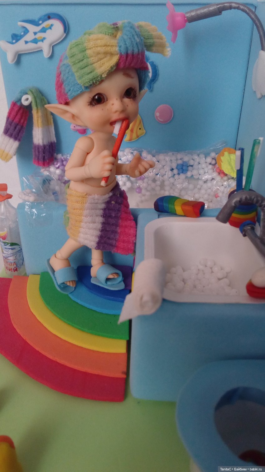 Реалити шоу с лёгким паром! Пеппи - realpuki Ara и новенький румбокс ванная