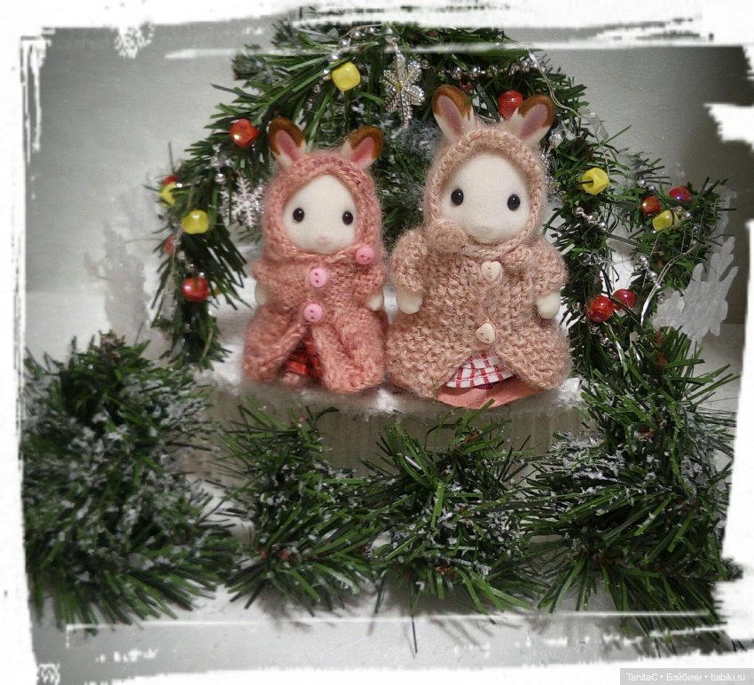 Sylvanian families поздравляют вас с Рождеством