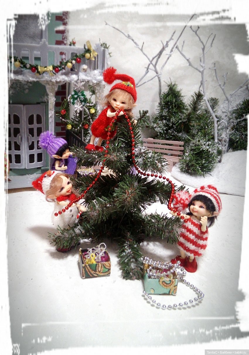 Зимние истории от Таниты " Главная ёлка Муравейника"