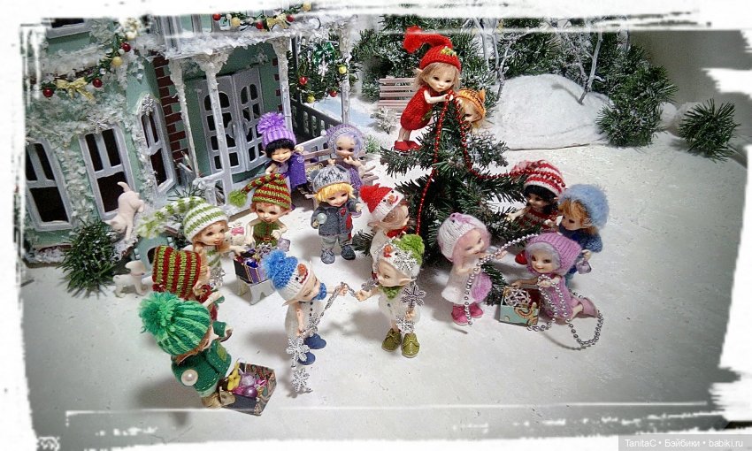 Зимние истории от Таниты " Главная ёлка Муравейника"