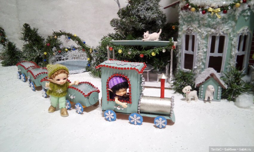 Зимние истории от Таниты " А поезд чух-чух-чух" (фото 3)