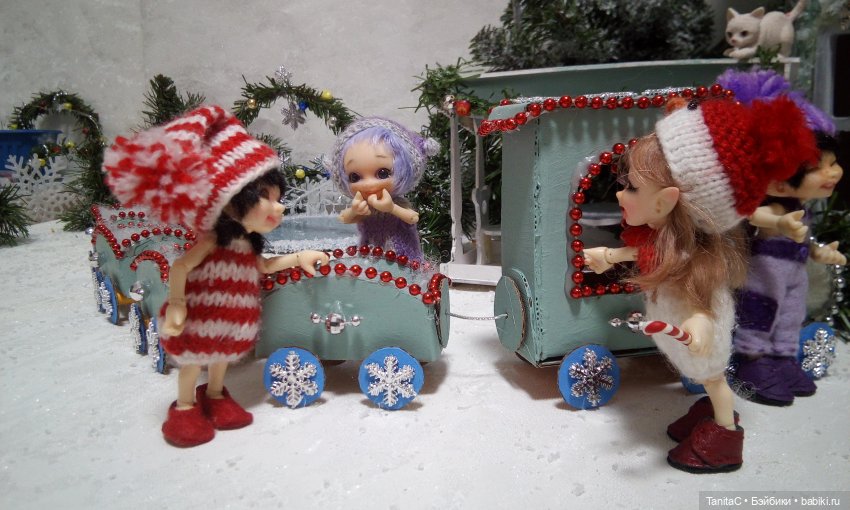 Зимние истории от Таниты " А поезд чух-чух-чух"