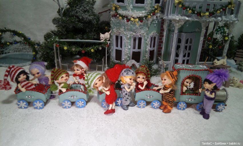 Зимние истории от Таниты " А поезд чух-чух-чух"