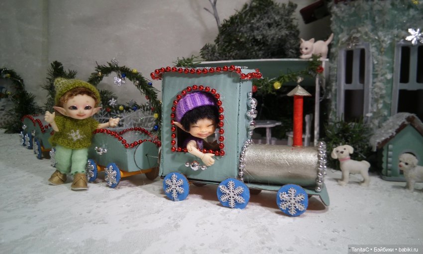 Зимние истории от Таниты " А поезд чух-чух-чух" (фото 4)
