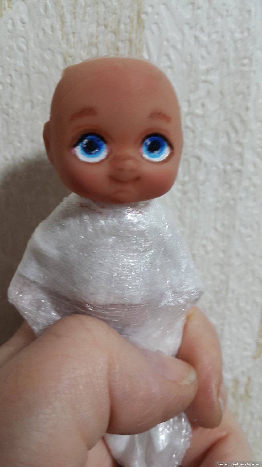 Папуасик (ООАК Minimon del Mundo, рост 7см.Минимон дель мондо Китай) (фото 4)