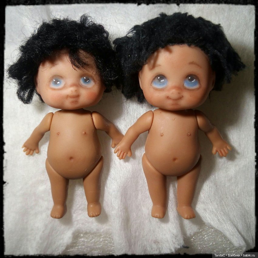 Обновлённый Бу Бу с новой подружкой ЛуЛу (ООАК Minimon del Mundo) (фото 2)