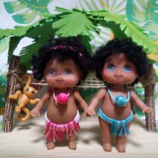 Обновлённый Бу Бу с новой подружкой ЛуЛу (ООАК Minimon del Mundo)