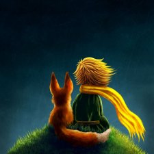 Маленький принц и лисёнок (ООАК куклы Лили и minimon)