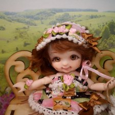 Ещё одна перерожденная малышка - Шоколадка (ООАК куклы баболи)