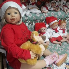 Моя кукольная комната в новом году