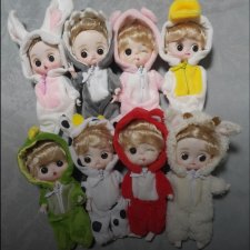 Мои новые чудики (ООАК китайской шарнирной куклы 13см)