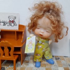 Кроха Соня  и новые одёжки(Ob11YMY, голова малышки мой ООАК)