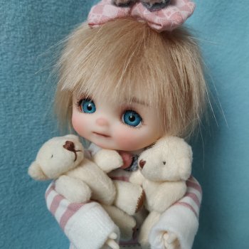 Ещё один мой ООАК Mende Doll - Поньо (22 см) Doris