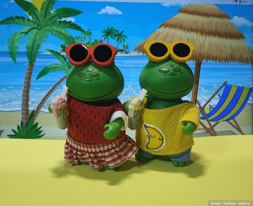Лягушки путешественники | Бэйбики Лягушки путешественники — Интересные игрушки и фигурки (разное): редкие