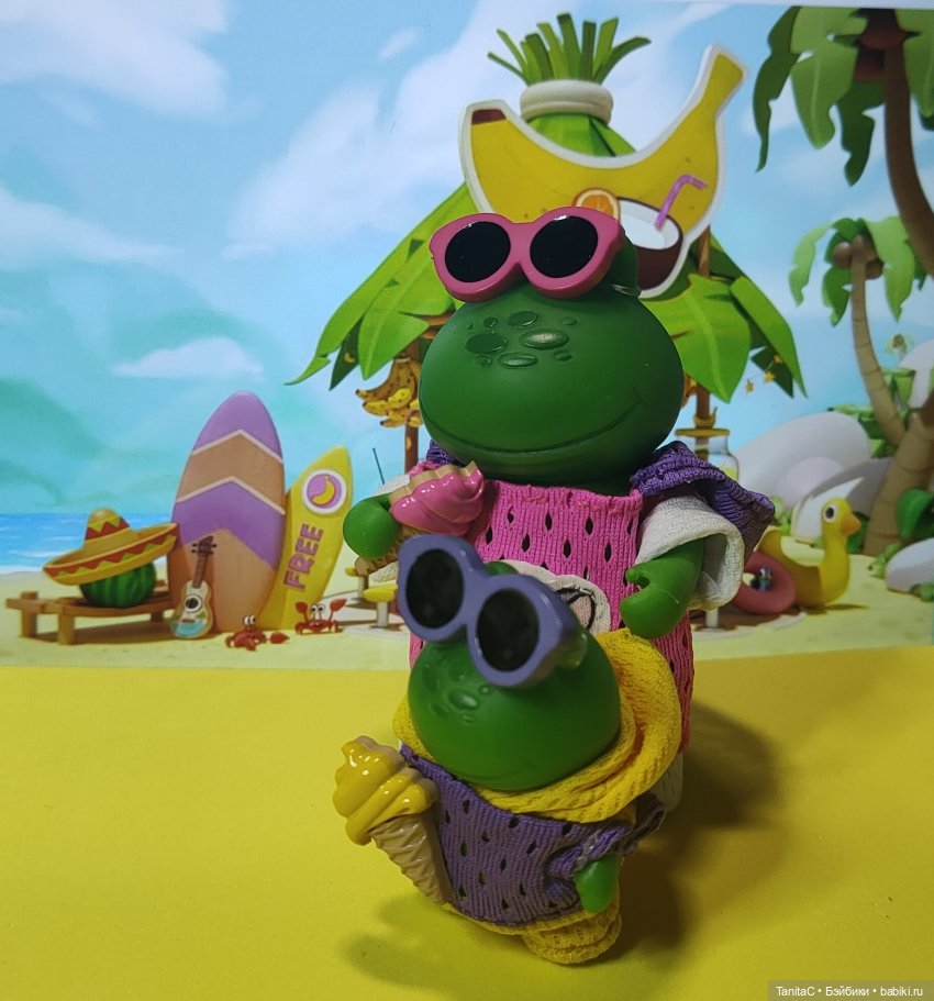 Лягушки путешественники | Бэйбики Лягушки путешественники — Интересные игрушки и фигурки (разное): редкие