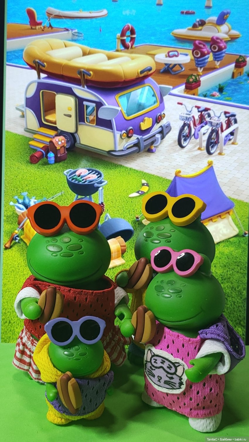 Лягушки путешественники | Бэйбики Лягушки путешественники — Интересные игрушки и фигурки (разное): редкие