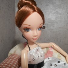 Кукла-гибрид: тело Obitsu 25 см + голова куклы Sonya Rose (Kurhn)