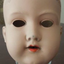 Голова для антикварной, винтажной куклы. Германия.