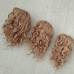 Парик для  куклы. Натуральные волосы.