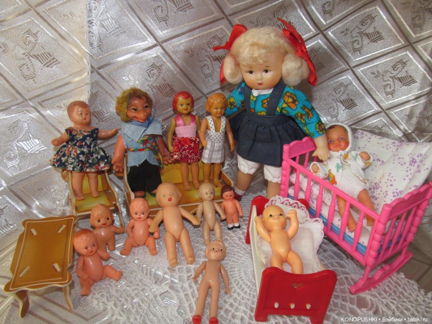Моя коллекция пупсиков — Коллекции винтажных кукол и игрушек: СССР