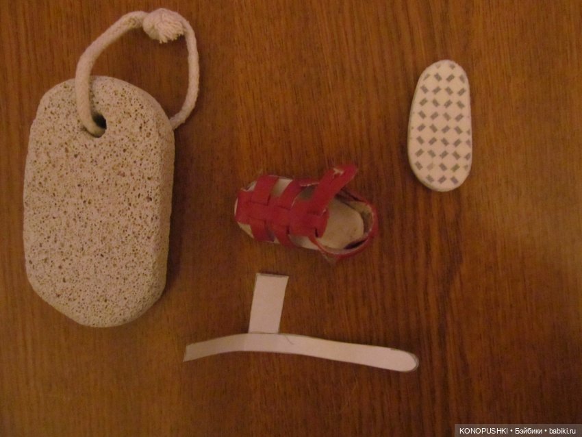 Босоножки для советской шарнирной куклы (фото 2)