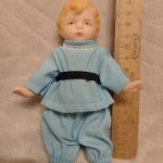 куколка фарфоровая, керамическая 14см.