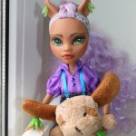 Клодин вульф МАСКАРАД OOAK. Кукла Монстер Хай
