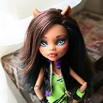 Клодин Вульф, кукла Монстер Хай, OOAK