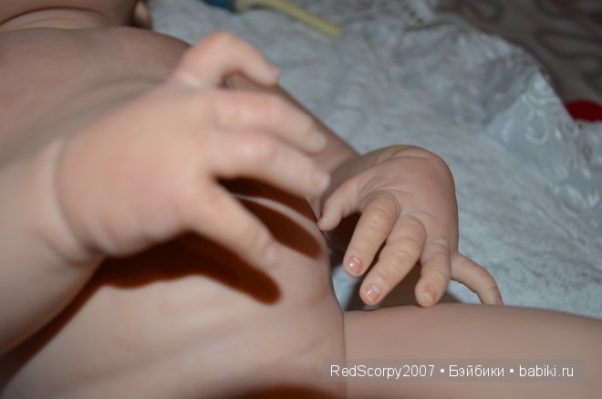 Силикон-виниловый малыш реборн - сплюшка, молд Шейлы Майкл