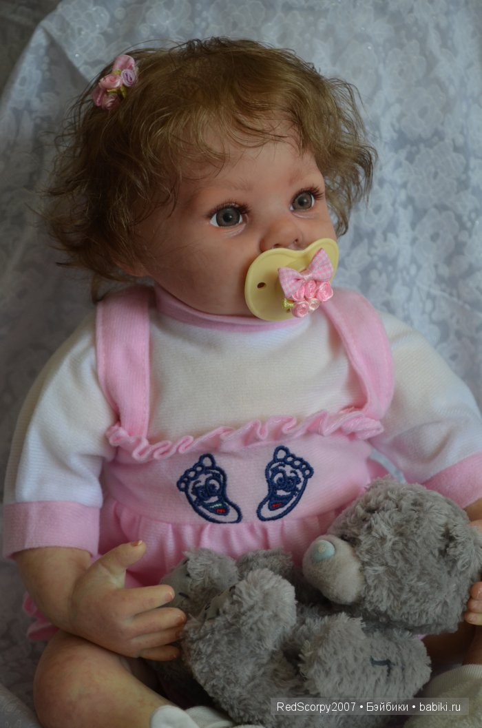 Малышка реборн на базе молда Думплин автора Ирины Мещеряковой (фото 5)