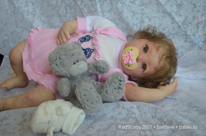 Малышка реборн на базе молда Думплин автора Ирины Мещеряковой (фото 6)
