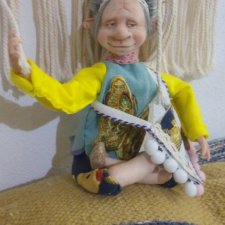 Будуарная кукла:  эльфийская бабуля йог