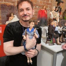 Куклы, созданные художником-кукольником Владимиром Емельяненко на "БАЛУ КУКОЛ" в Санкт-Петербурге в Севкабель Порту 11-14 мая 2023 года