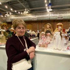 Кукольная мастерская Алевтины Вашуриной и ее прекрасные куклы на выставке "Бал Кукол" в СПб