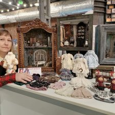 Миниатюра и кукольная одежда с вышивкой от Алёны Корчагиной Ретро и Современность