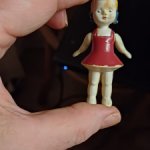 Редкая советская кроха куколка Оля из колкого пластика - скидка