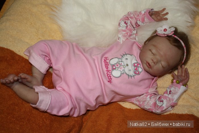Моя малышка реборн созданная на основе молда "Amiah" скульптор Melody Hess