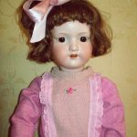 Преображение. Девочка в розовом. Armand Marseille