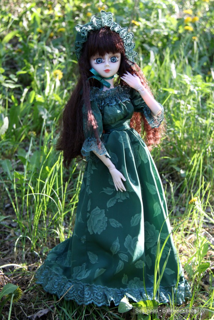 платье для кукол БЖД, Звезда подиума, сшить платье своими руками, длинное платье для кукол