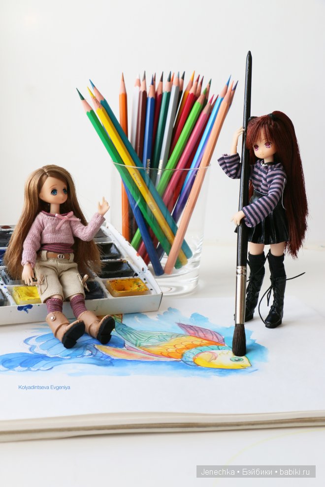 Не оставляйте карандаши без присмотра! )))