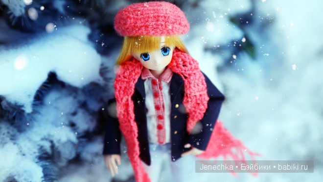 Наша первая зимняя фотосессия! (куклы фирмы Azone) (фото 4)
