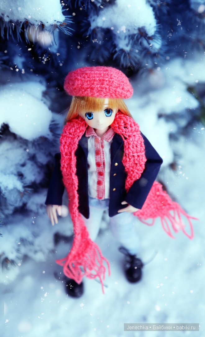 Наша первая зимняя фотосессия! (куклы фирмы Azone) (фото 3)