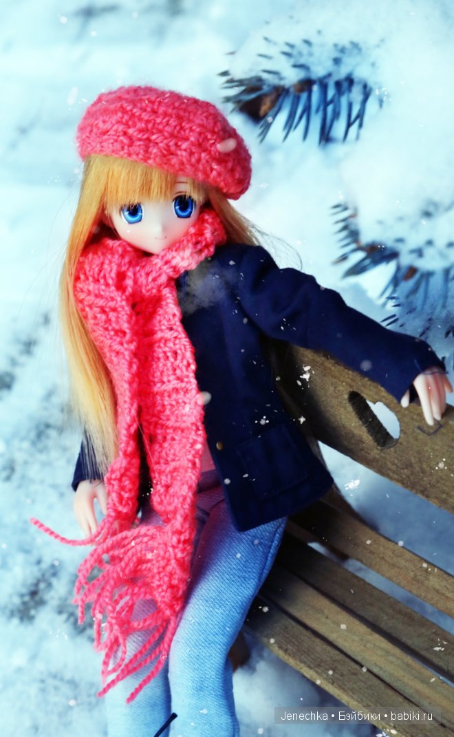 Наша первая зимняя фотосессия! (куклы фирмы Azone) (фото 2)