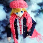 Наша первая зимняя фотосессия! (куклы фирмы Azone)